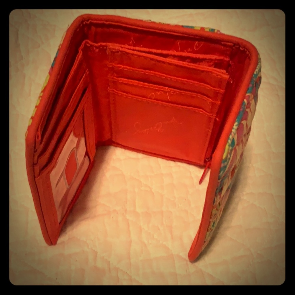 Vera Bradley tri-fold wallet